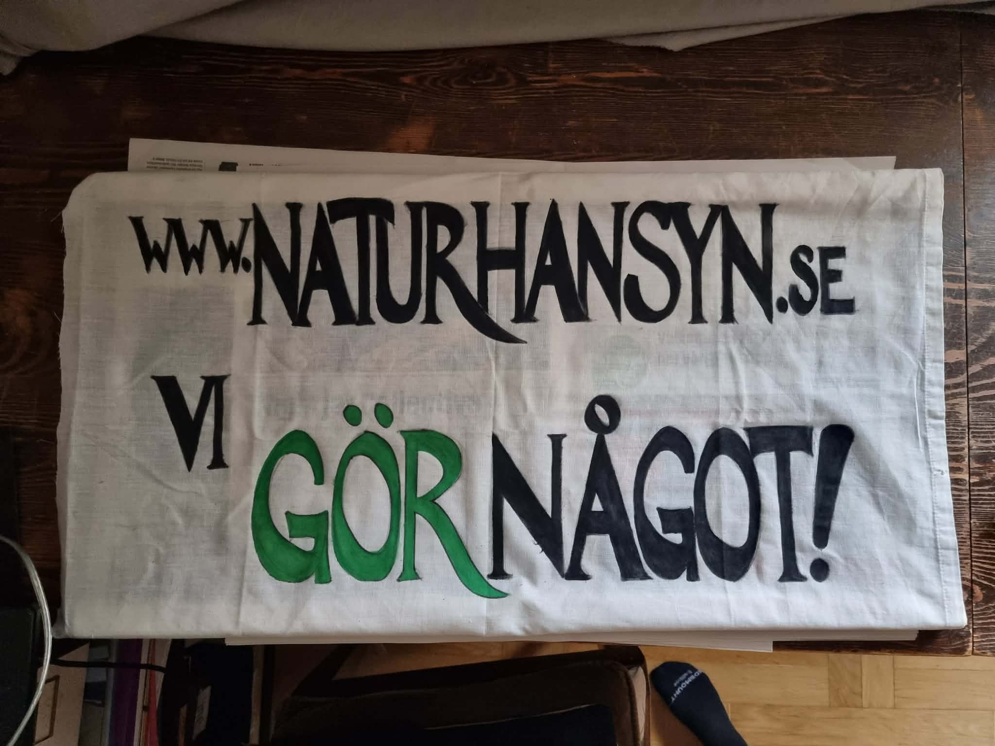 Naturhänsyn deltog i klimatmanifestationer i Stockholm och Göteborg